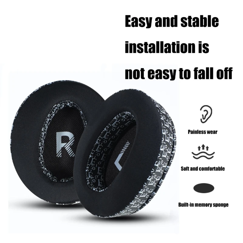 Replacement Ear Cushions with High Elasticity Foam For WH-CH700N CH710N X770BN Reduced Pressure Enhances Sound Fidelitys