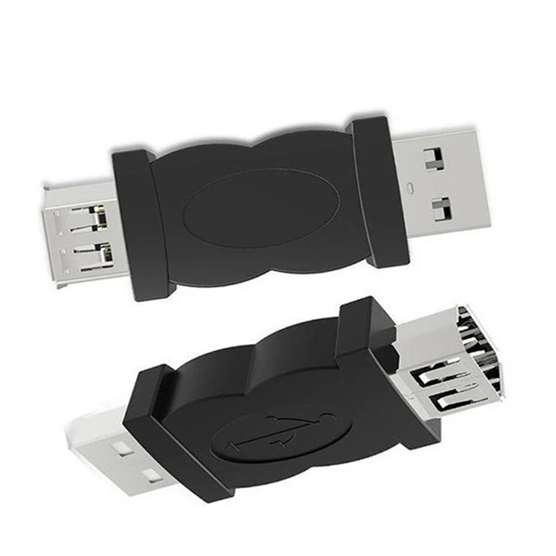 USB To 1394 6P Connector USB To Firewire 6 Pin USB Male To 1394 Converter Multi-Function Portable Convenient 2PCS