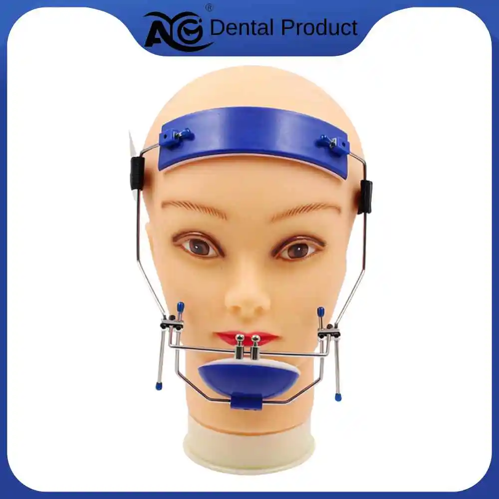 AG  Dental Mask Orthodontic Adjustable High Pull Headgear Face Mask Double Pole Odontologia Tools Dentistry Device 1set