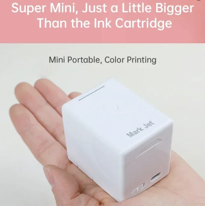 IN STOCK Mark Jet Mini Color Printer Portable Handheld Inkjet Printer WIFI Wireless Connection PrinCube DIY Label Printers