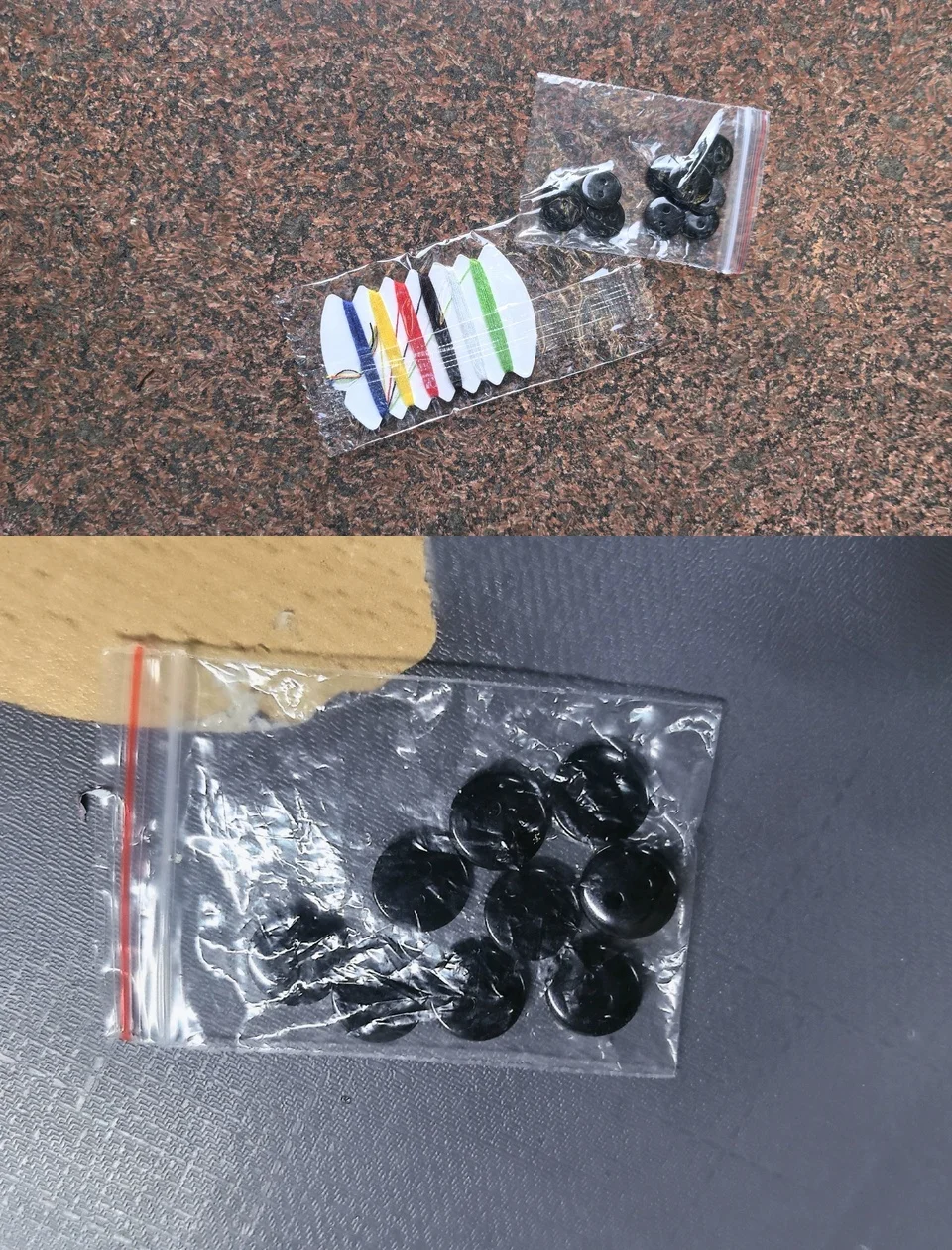 Resin transparent button invisible underwear pad shirt button round two eyed bread button