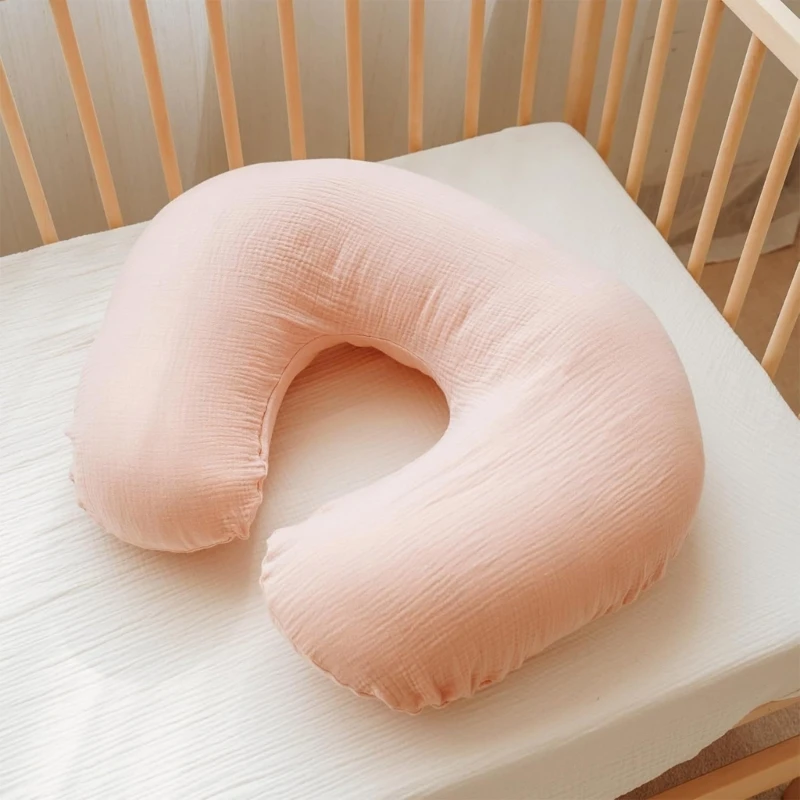 2pcs/set Removable Baby Feeding Pillow Case Newborns Breastfeeding Cushion Cover Detachable Sleeve for Boys Girls