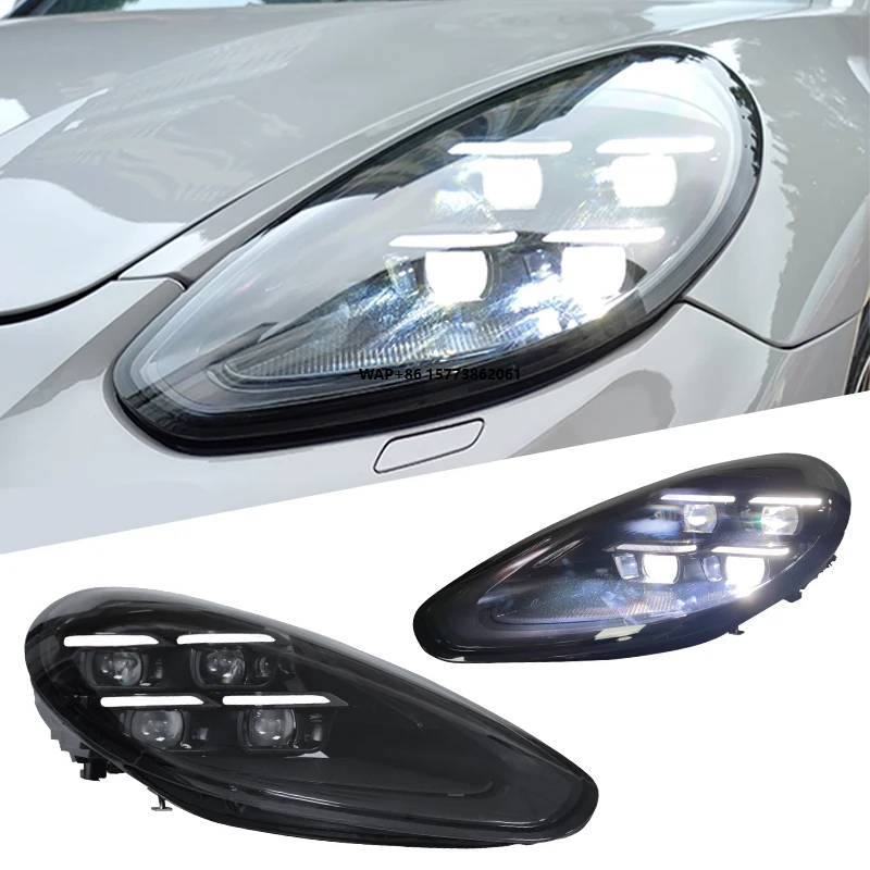 

2 Pieces for 2010-2016 970 Front Headlight Head Lamp Upgrade 2024 Pdls High & Low Beam LED Matrix Dual LED Headlights