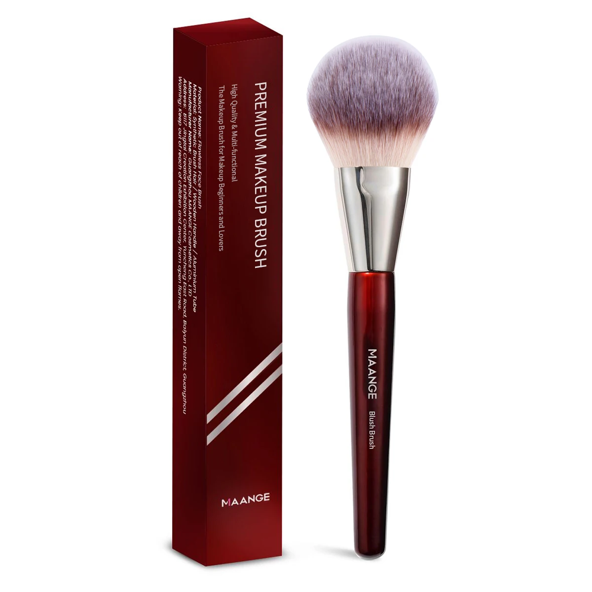 MAANGE 1PCS Professional Makeup Brush Set Premium Synthetic Foundation Blush Brush for Blending Liquid Cream Beauty Tools