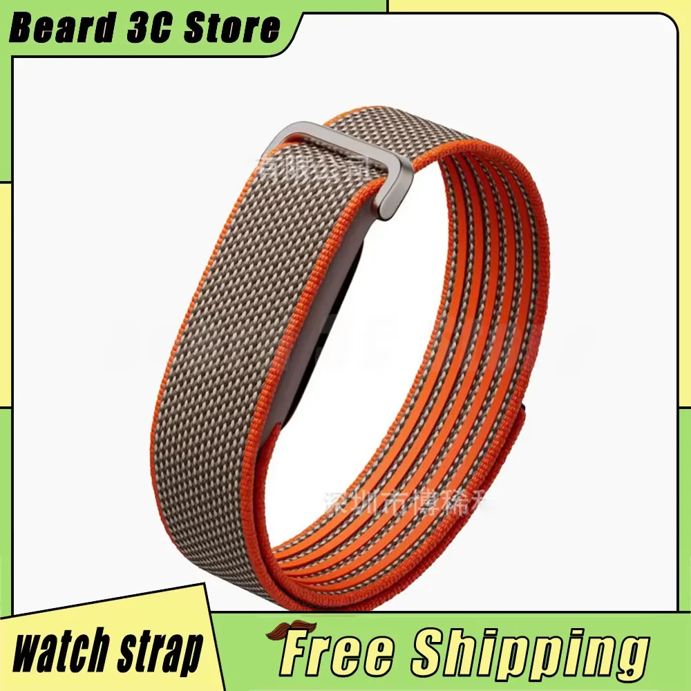 Correa de reloj de nailon para Google Fitbit Air, correa de cinta mágica, pulsera deportiva de nailon trenzado, regalo navideño