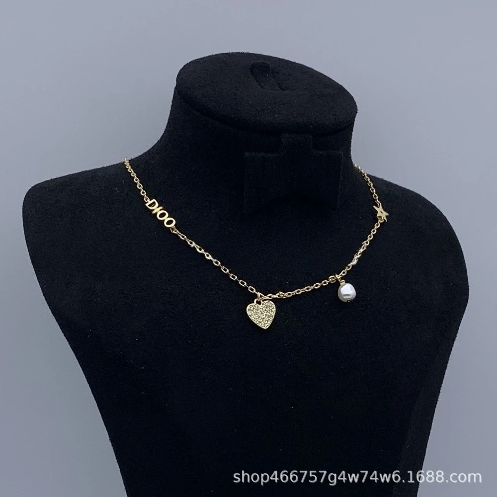 حار 2025 جديد Di اللؤلؤ قلادة قسط الرجعية قلادة مناسبة للهدايا اليومية تنوعا #2