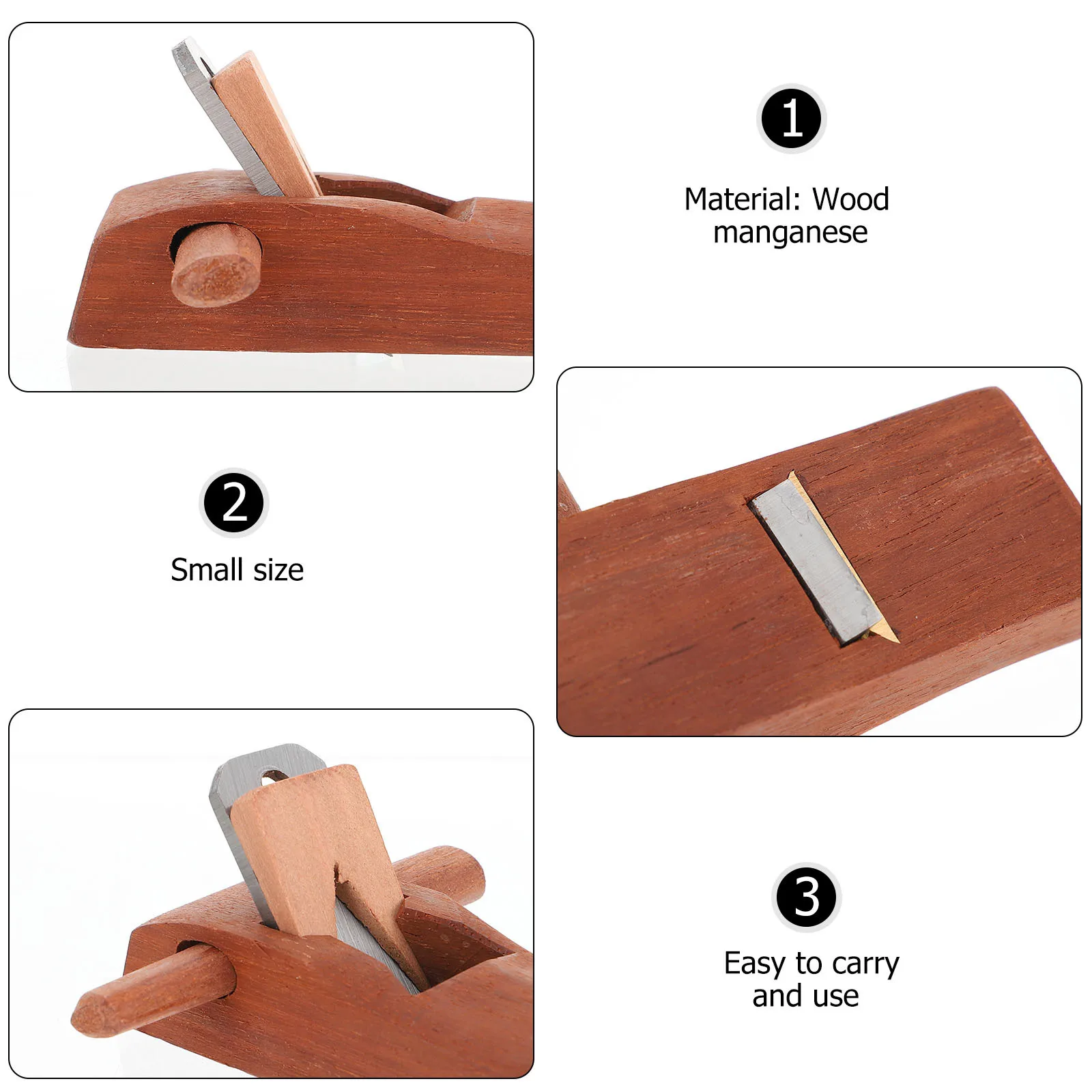 Alat Tangan Mini untuk Menghaluskan Kayu, Pertukangan Kayu, Permukaan Halus, Pemotongan Halus, Portabel, Ringan, dan Efisien