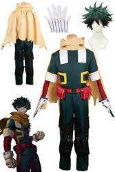 Fantasia Midoriya Izuku Cosplay Flight Clothing Anime Hero Of Academia Disfraz Costume Male Fantasy Halloween Carnival Party