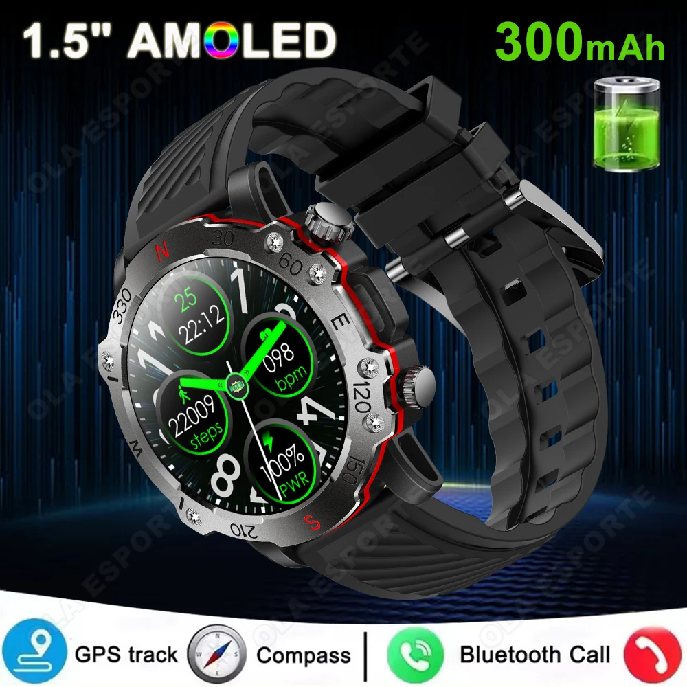 Outdoor Sports Smart Watch Waterproof 1.5