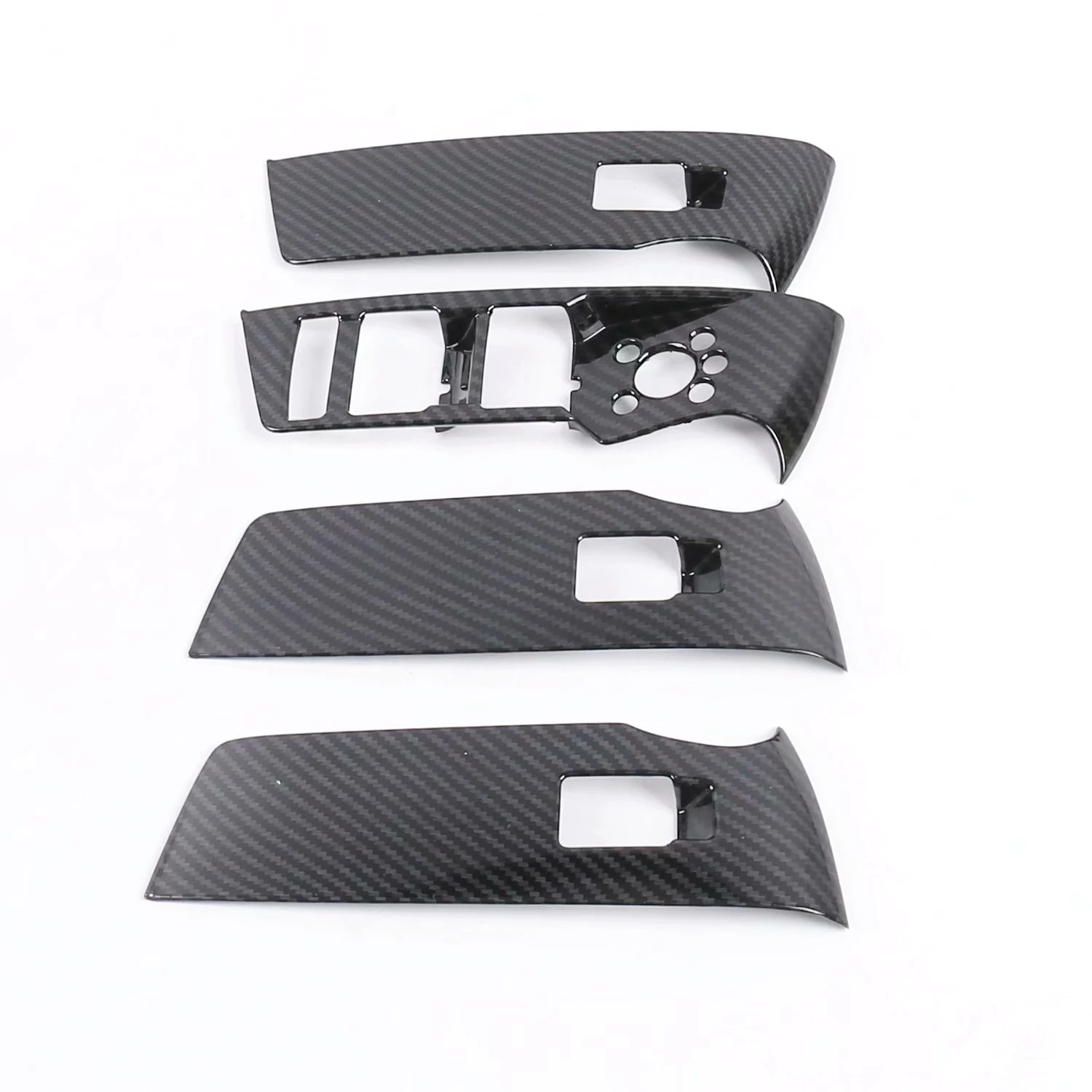 Carbon fiber ABS Decoraton Center Console Frame Decoration Cover Trim For Audi Q3 2019 Car Styling Interior Accessories