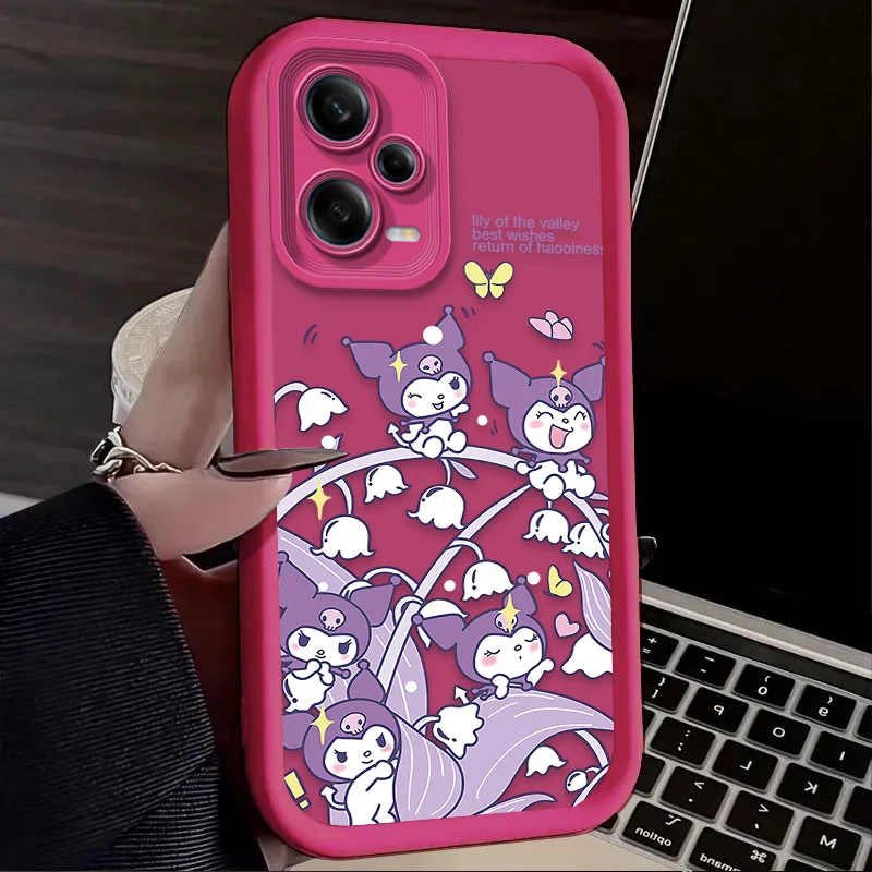 Kuromi Cinnamoroll Phone Case  For Xiaomi Redmi Note 13 14 12 11 Pro Plus 5G 12S 11S 10S 10 9 Redmi 14C 13C 12C 12 4G A3 A3X