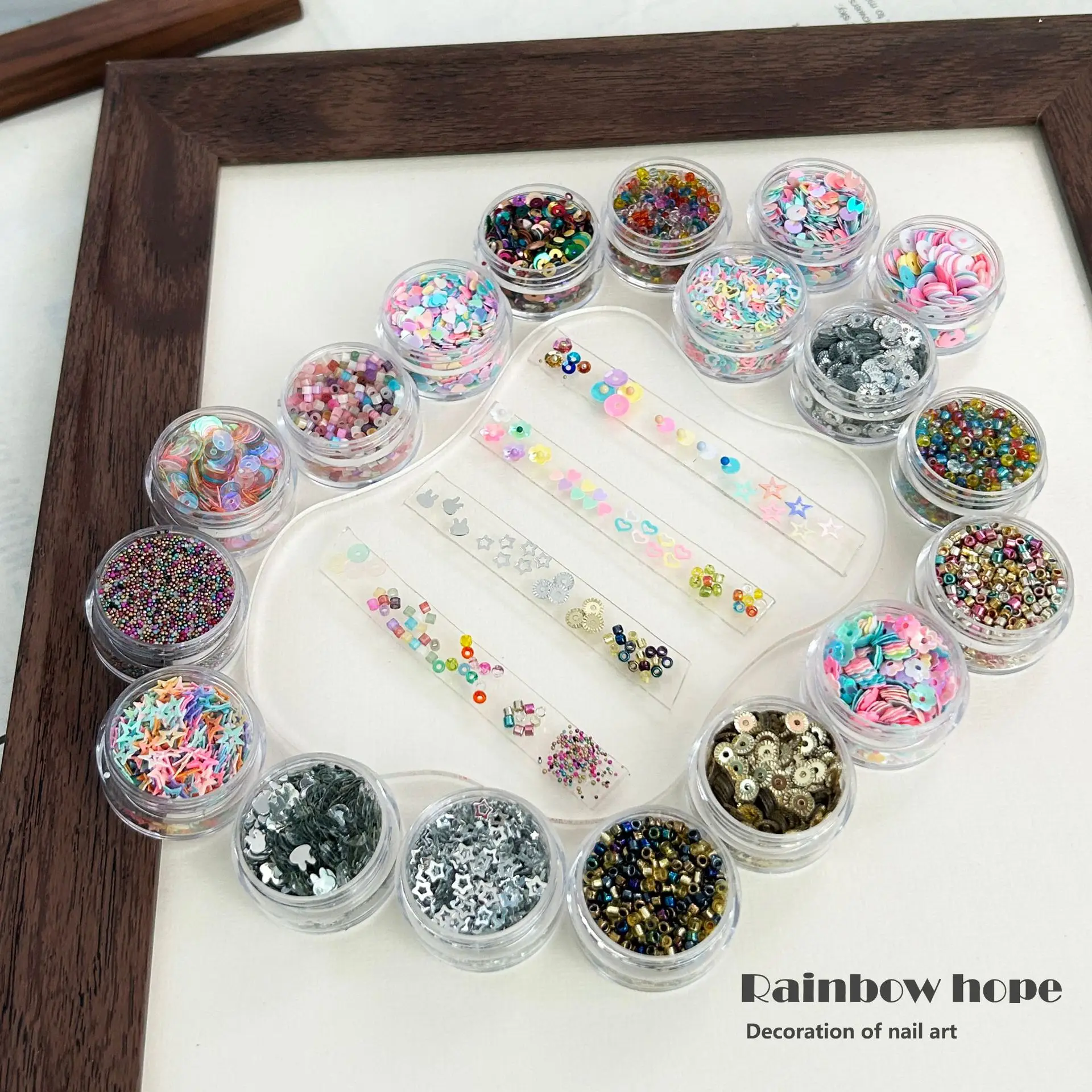 Colorful Nail Art Material Star Button Nail Art Jewelry Nail Art Decorations