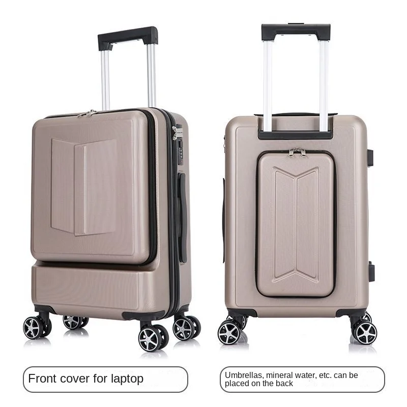 Ins Large Luggage Boarding Front and Rear Double-opening Male 20-inch Luggage Case Password Traveling Cabin Suitcase Suitcase