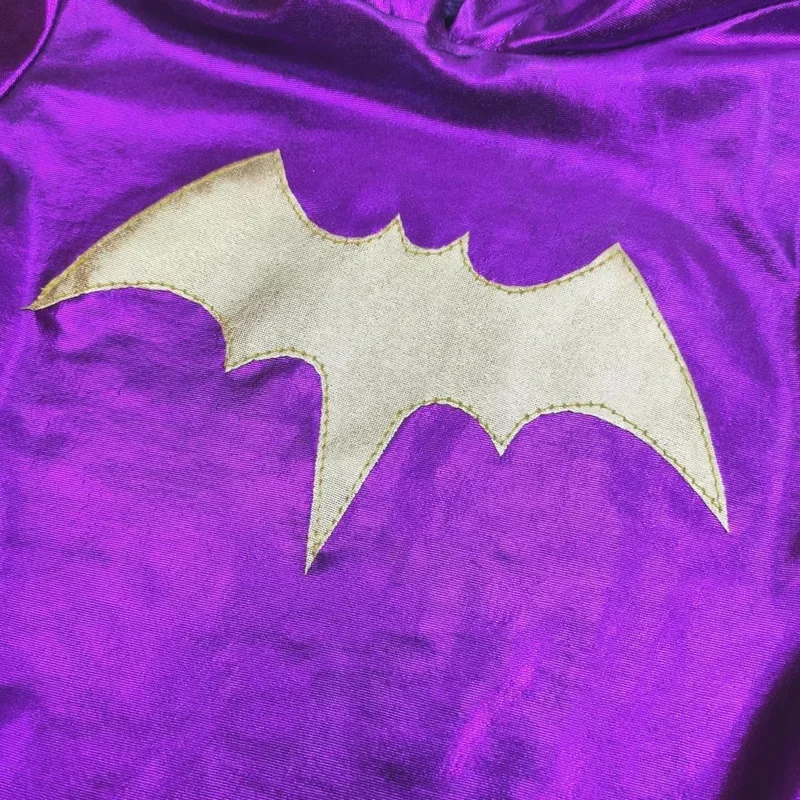 سترة بغطاء للرأس للفتيات الخارقات من AA - فستان باتجيرل للأطفال توتو للهالوين (3-9 سنوات) فستان الحفلات oi9606 2025 جديد