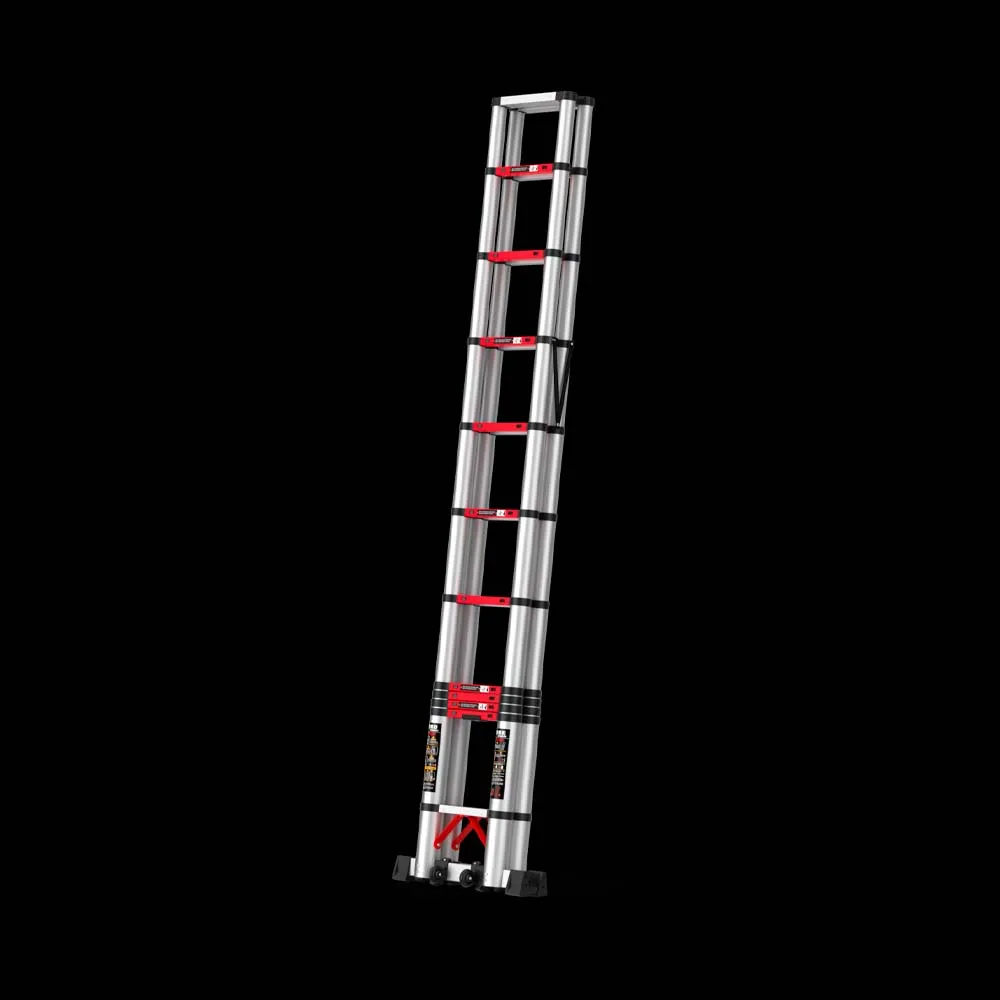 Double Sided Multifunctional Hinge Type Telescopic Ladder, Household Portable Elevator, Thickened Steel Pipe Engineering Ladder