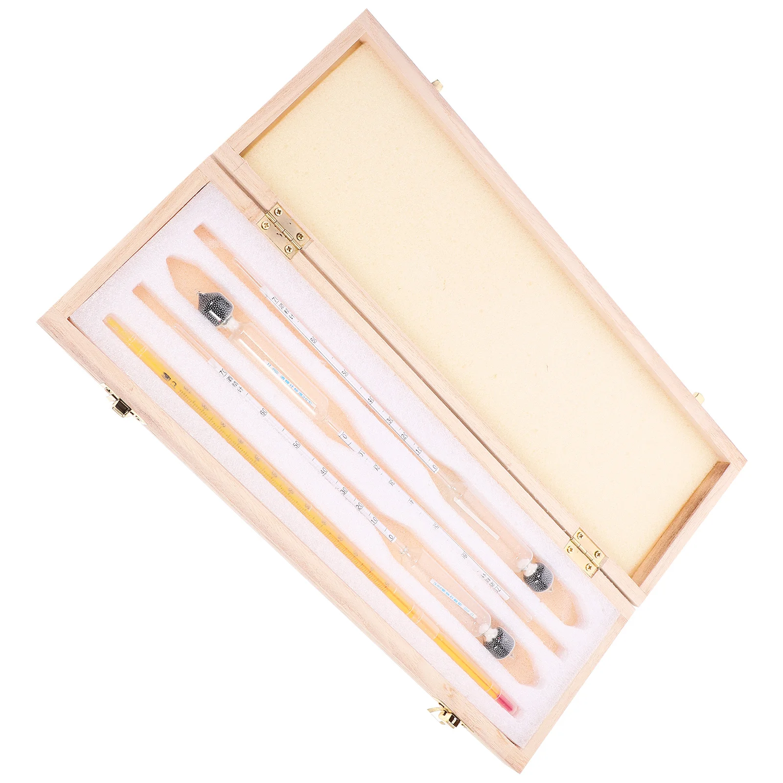 

1Set Glass Alcohol Hydrometer Wine Tester Precise Measuring Range Portable Reusable Alcohol Degree Tester Beer Liquor Testing