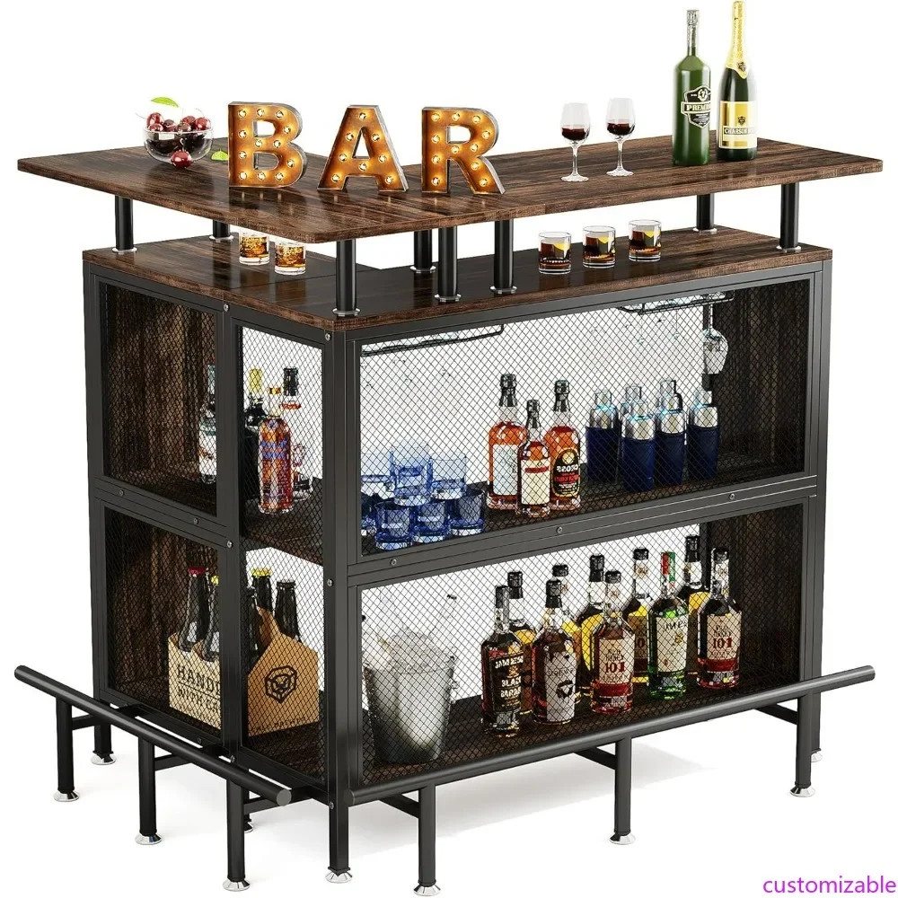 

Compact Home Bar Cabinet for Miniature Liquor Storage