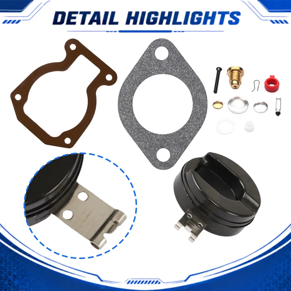 For Johnson Evinrude 9.9 HP 15 HP Outboard Motors 2-Stroke 1974-1988 Carburetor Repair Kit  398453 765574 0398453 439072 398452 image 5