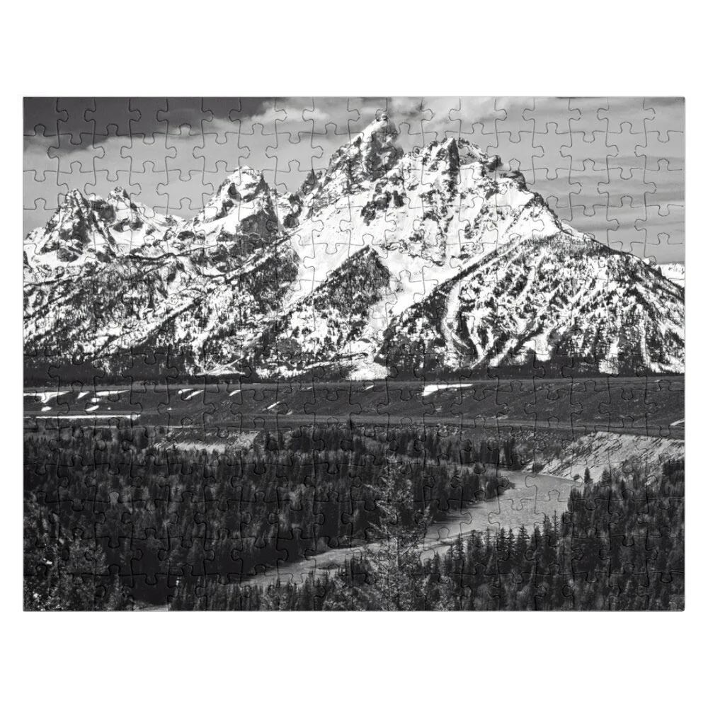 Grand Tetons - Snake River Bend Jigsaw Puzzle Personalised Jigsaw Wooden Animal Customized Photo Puzzle