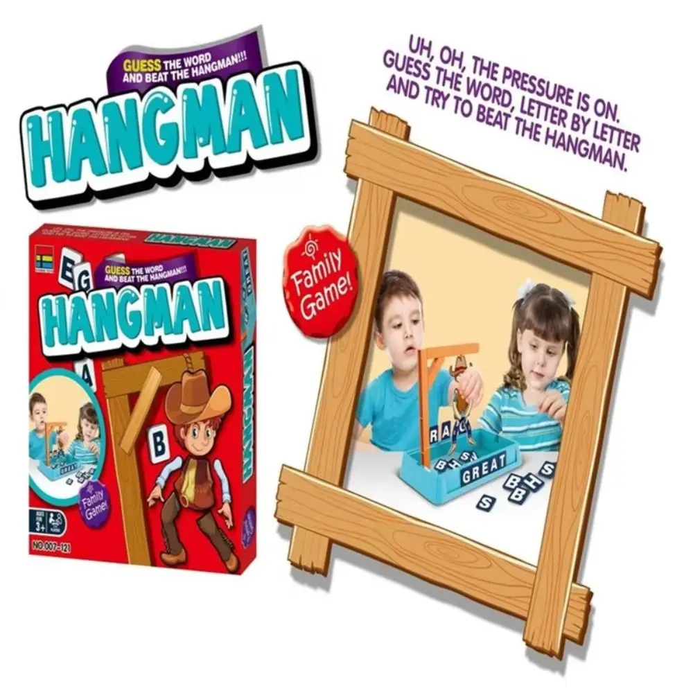 

Multiplayer Magnetic Hangman Board Games Develop Intelligence Two-Player Hangman Mystery Word Game Interactive with