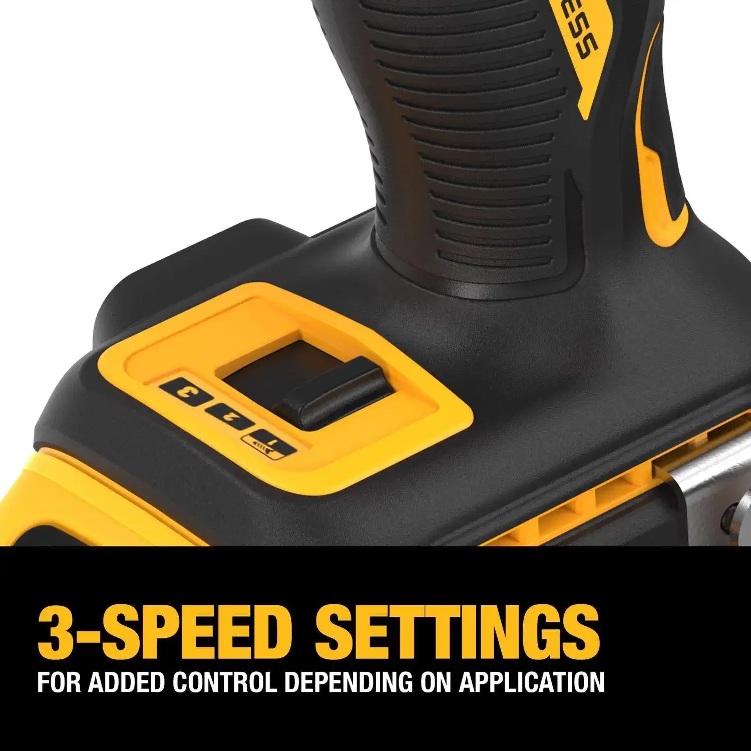 DEWALT DCF850 Kit 1/4in Brushless Cordless 3-Speed Impact Driver 20V Lithium Tool 3250RPM 3800IPM 205NM With Battery Charger