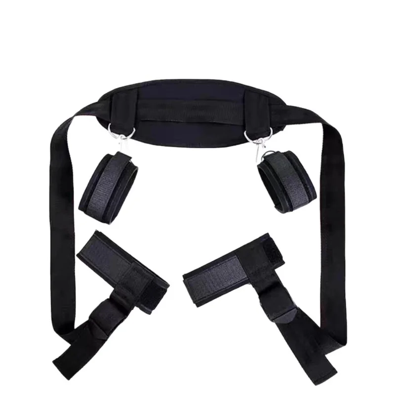 Sexy Nylon BDSM Bondage Kits Handcuffs Ankle Cuffs Sex Games Leather Whip Sex Toys For Couples Women Adult Exotic Accessories