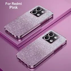 Coque de téléphone à paillettes galvanisées 6D, coque transparente pour Xiaomi Redmi Note 12 13 Pro Plus 5G 12s 11s 12C 13C Note 8 9 10 11 Pro 4G 5G