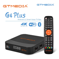 Android 9.0 GTMEDIA G4 Plus TV Box Built-in Wifi 2.4G+BT4.1, 802.1.1b/g/n Support M3U, Free Internet searching