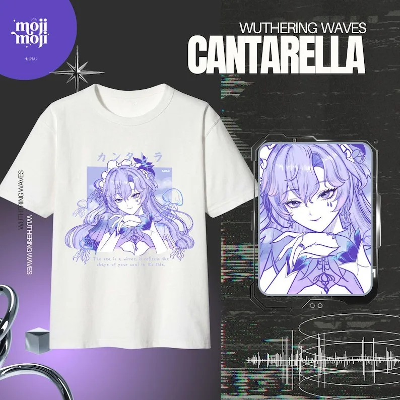 Cantarella Shirt Wuthering Waves Cantarella Wuwa Tshirt Wuthering Waves Clothing Fan Merch Kuro Games Gift for Gamers  Shirt