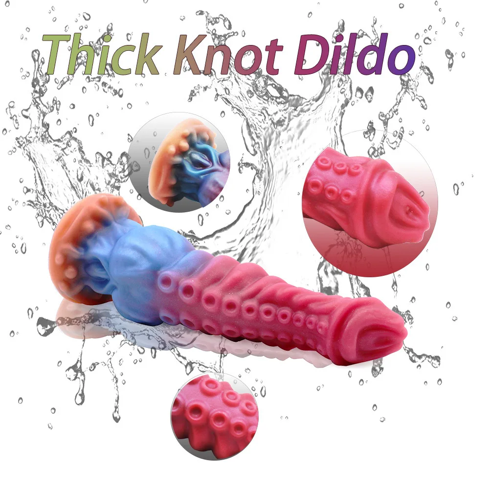 Realistic Silicone Tentacle Dildo With Strong Suction Cup Monster Thick Knot Dildos For Adults Fantasy Sex Toys For Men Women - Image 6