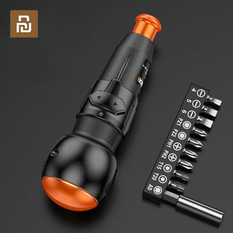 Xiaomi Youpin Electric Screwdriver Rechargeable Home Electric Screwdriver Handheld Screwdriver Repair Tool Set with LED Lights