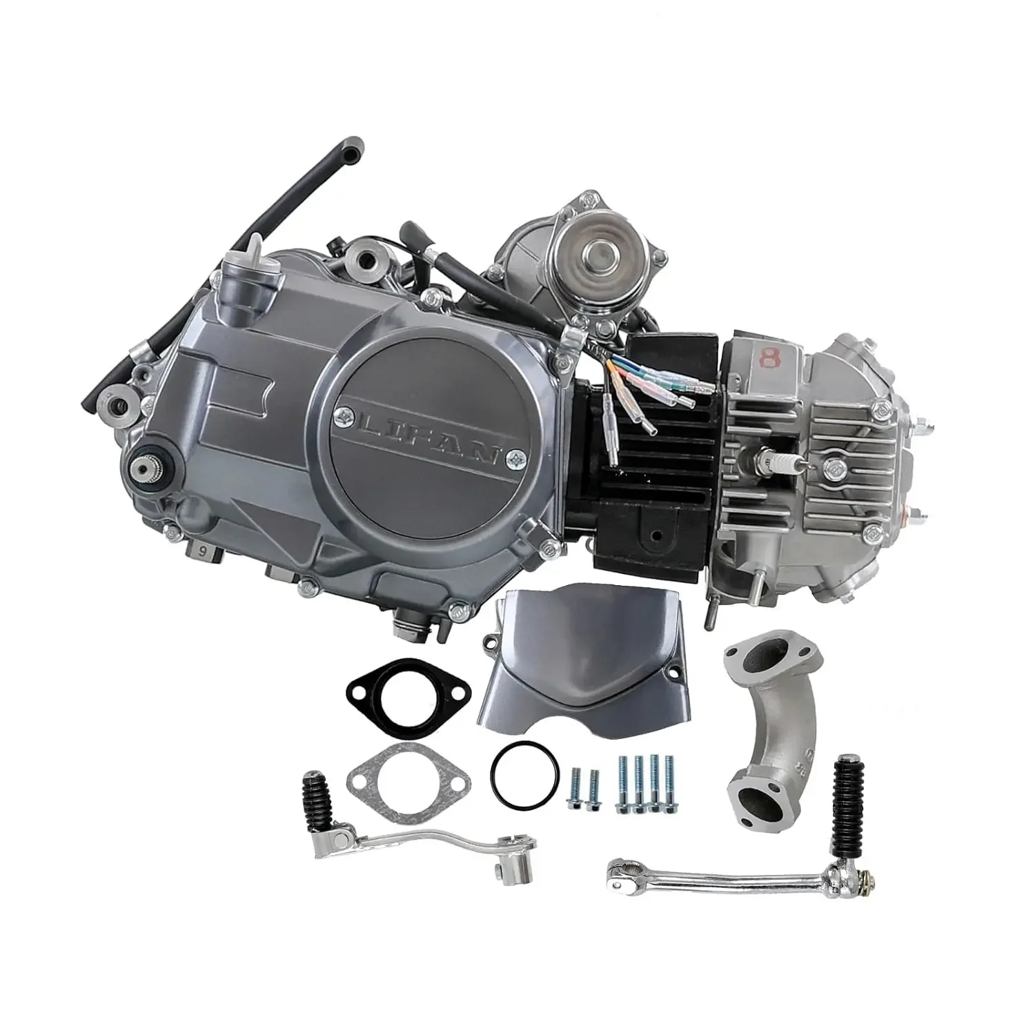 

Complete Lifan 125cc 4-Stroke Semi-Automatic Motor with Kick Starter and Gear Shift Lever for R50 CRF50 XR CRF 50 70 110 Dirt Bi