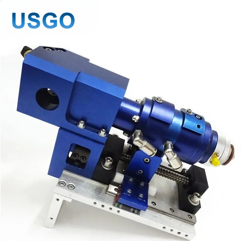 USGO Auto Focus Metal Non-metal Mixed CO2 Laser Cutting Head for 300W 500W Stainless Steel Laser Cutter