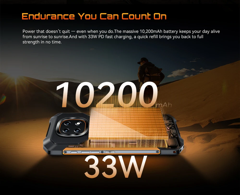 PHILIPS S8320 Rugged Smartphone 12(6+6)GB 128GB Dual Sim 6.745" 120Hz 48MP 10200mAh NFC Waterproof Camping Lamp Unlock