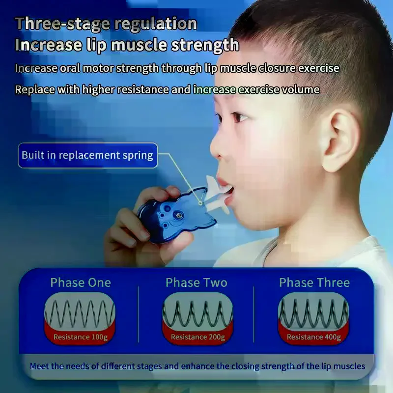Oral Mouth Muscle Massager Trainer Lip Closure Training Exercise Tool Reduce Mouth Breathing Face Slimming Lift Mouth Exerciser