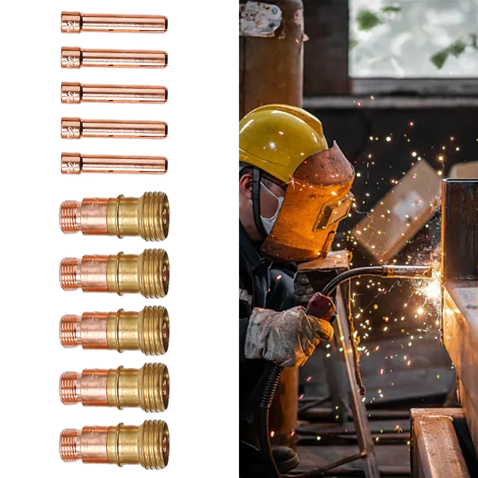 

Collet Kit Welding 17GL332 10N24S 3/32 &TIG Accessories Gas Lens Equipment Metalworking Nice Pratical Portable