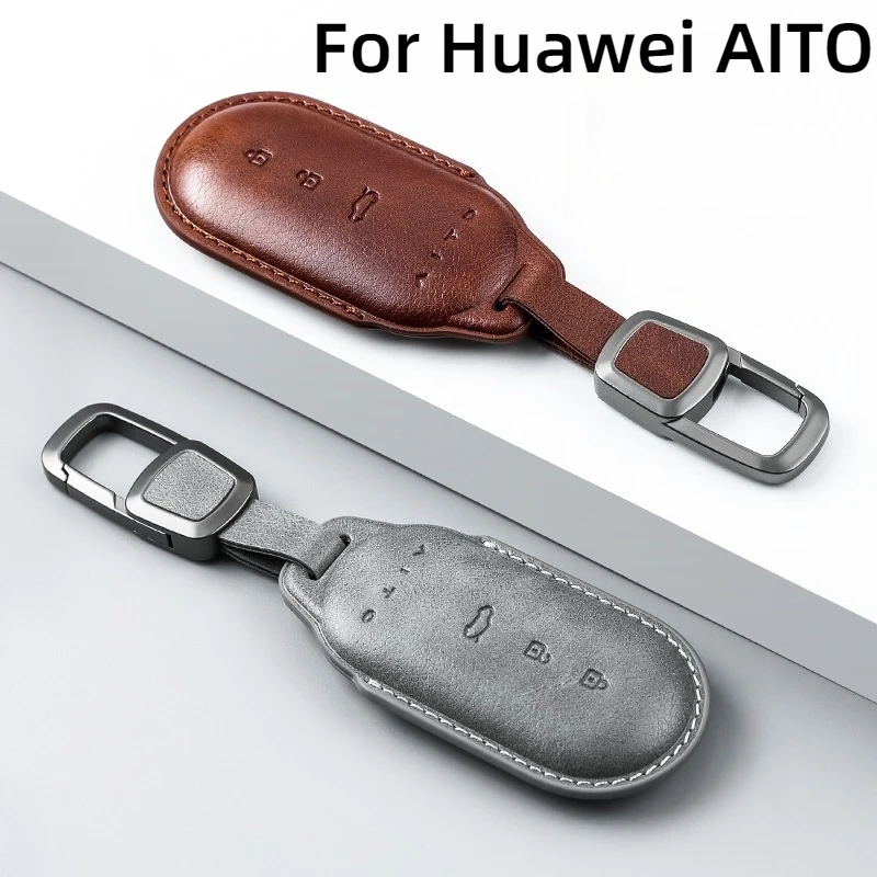 

Fit For Huawei AITO M5 M7 Car Key Card Holder NFC Smart Card Case Suede Protective Shell