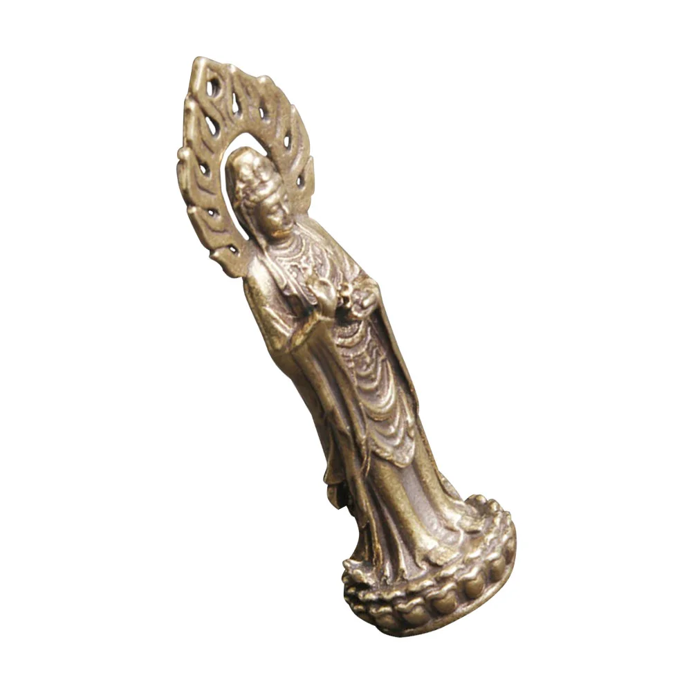 

Goddess Vintage Buddha Light Avalokitesvara Guan Yin Model Buddhism Ornament Office