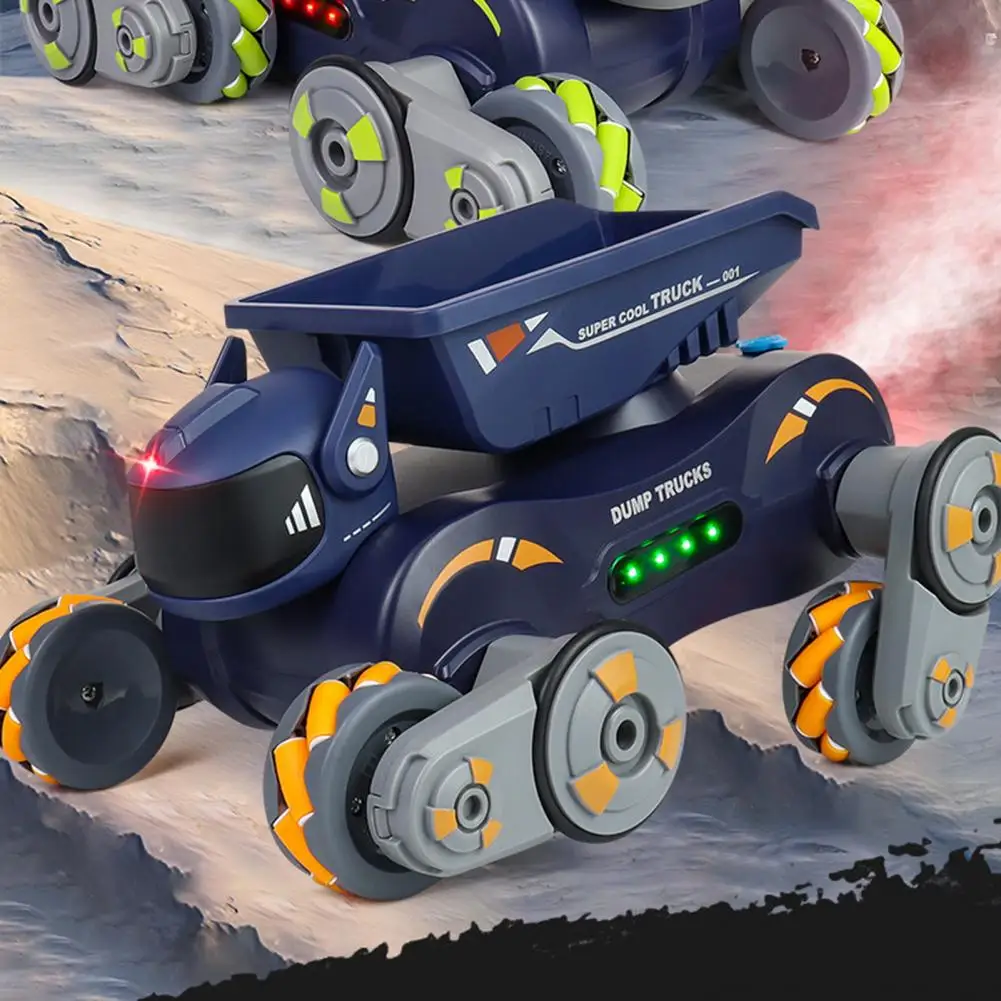 Remote Control Car Toy, 2.4GHz Remote Control Car With Light Music, Spraying Gesture Sensing 360-degree Rotation RC Car