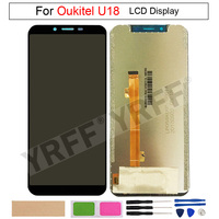 LCD Display Touch Screen Digitizer Assembly For Oukitel U18 Phone LCD Screen ,100% Tested