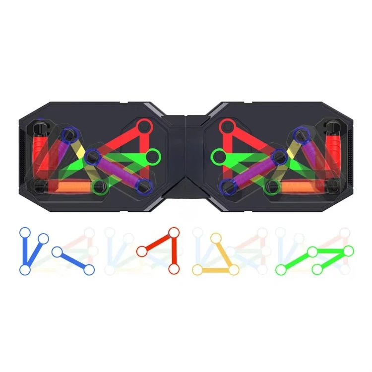 Multifunctional gym fitness equipment foldable push-ups, sports equipment training, arm strength training fitness equipment