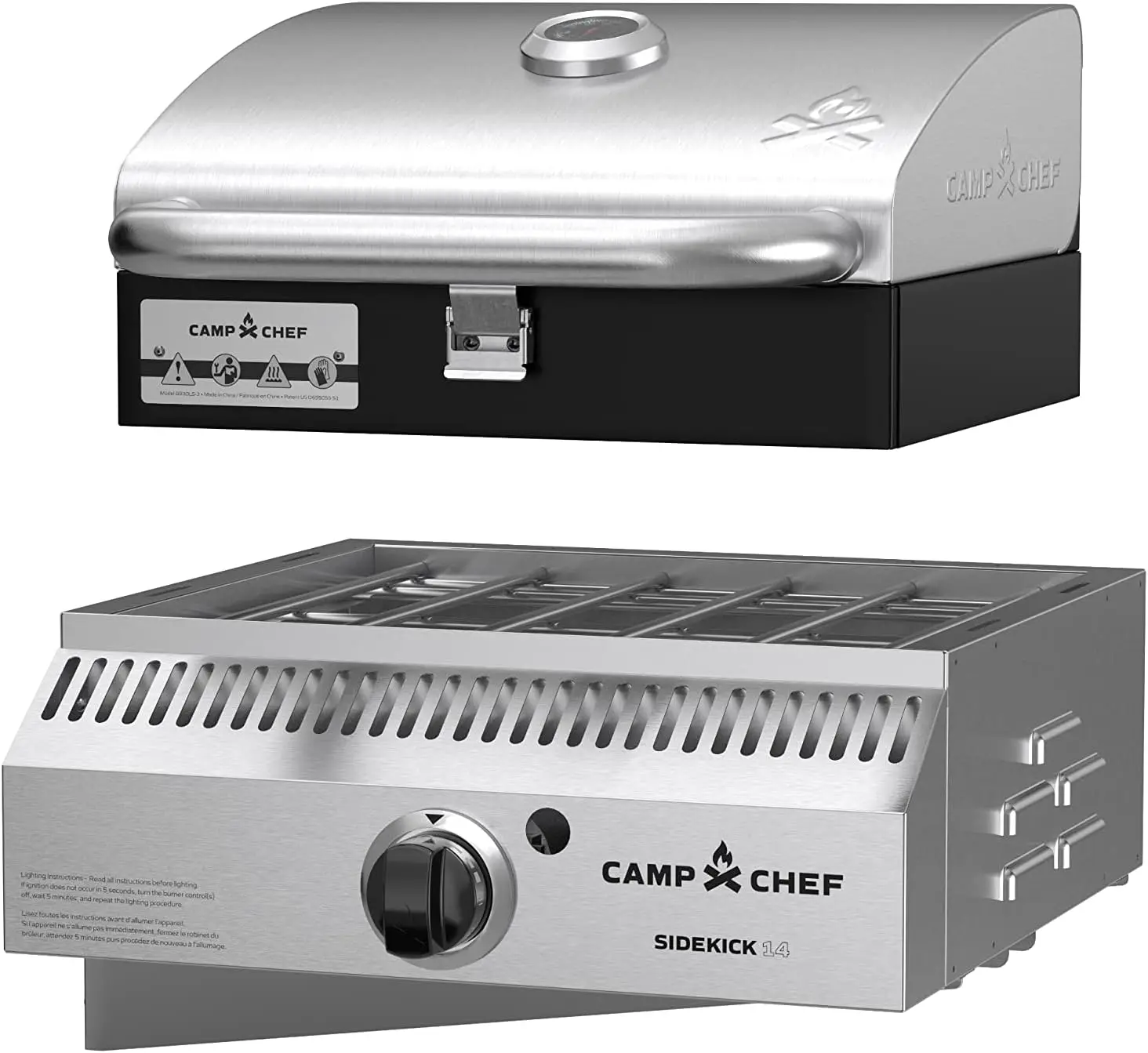 

Sidekick Sear - Includes BBQ Box for Pellet Grill - Accessory for Outdoor Cooking - Sear & Grill with Ease - 14" Cooking