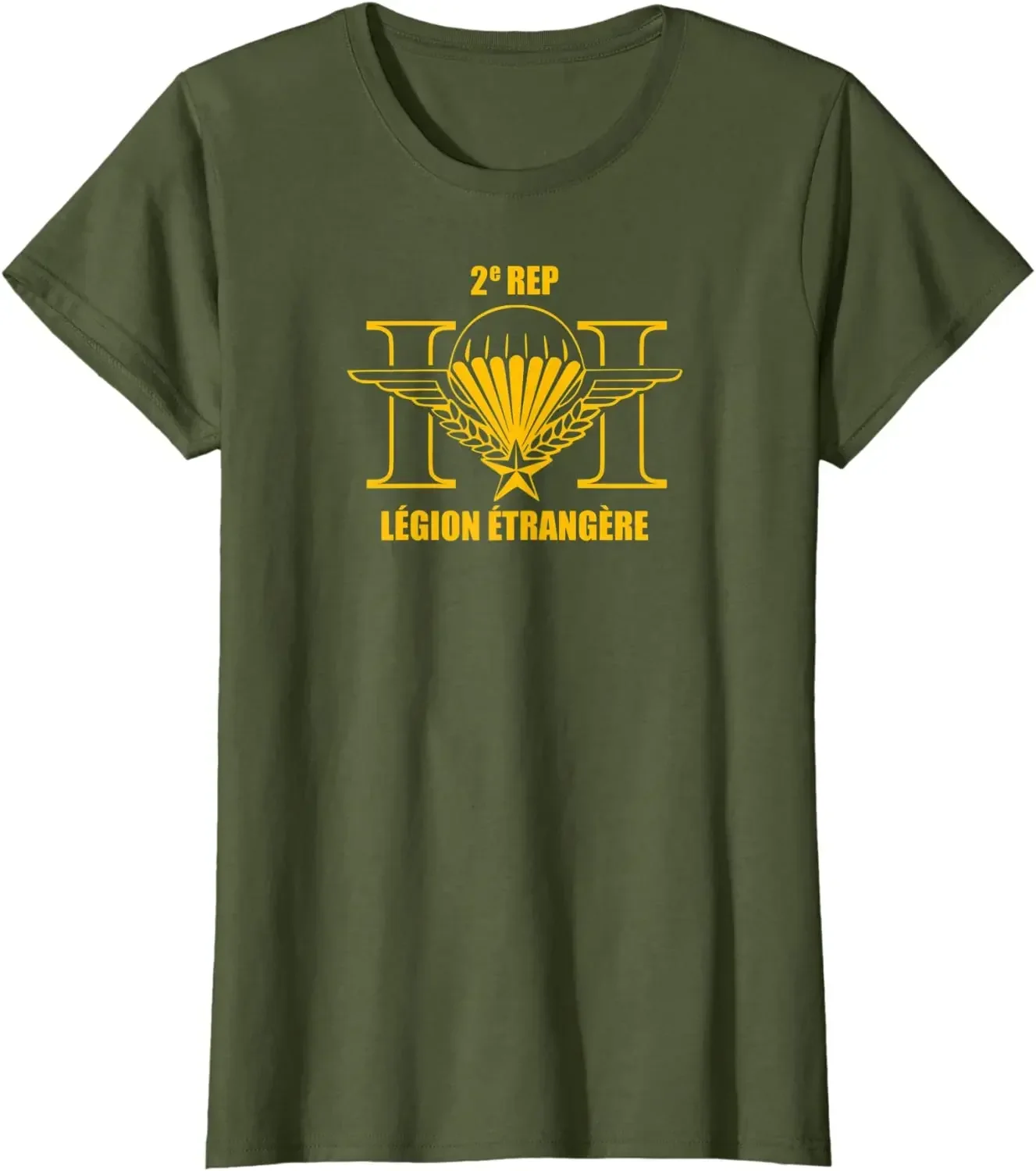 Foreign Legion 2 REP Parachuting Troops T-Shirt 100% Cotton O-Neck Short Sleeve Summer Casual Mens T-shirt Streetwear
