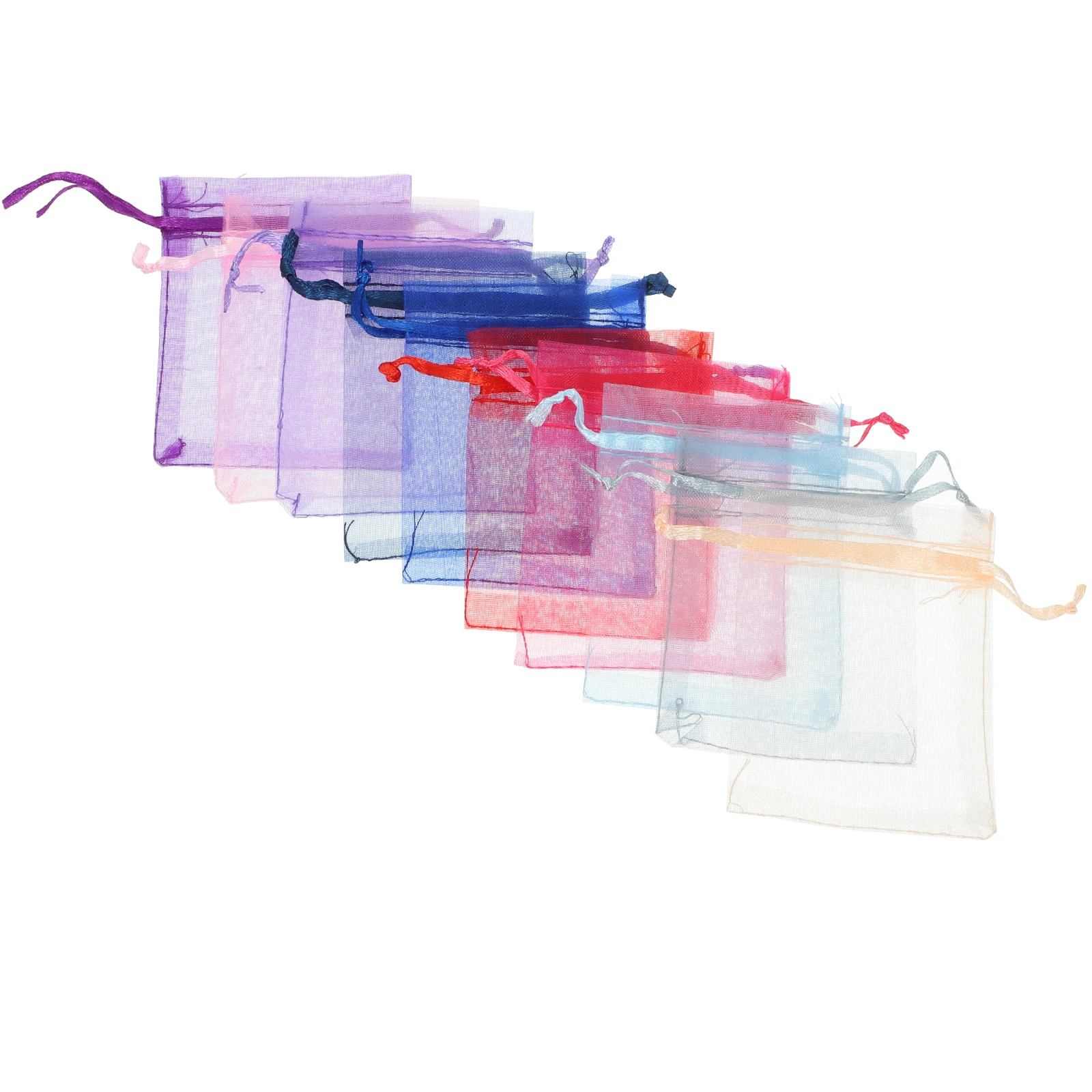 

100pcs Mini Mesh Gift Bags 2 7x3 5 Inches Drawstring Pouches for Jewelry Party Favors Wedding Candy Cosmetics Christmas