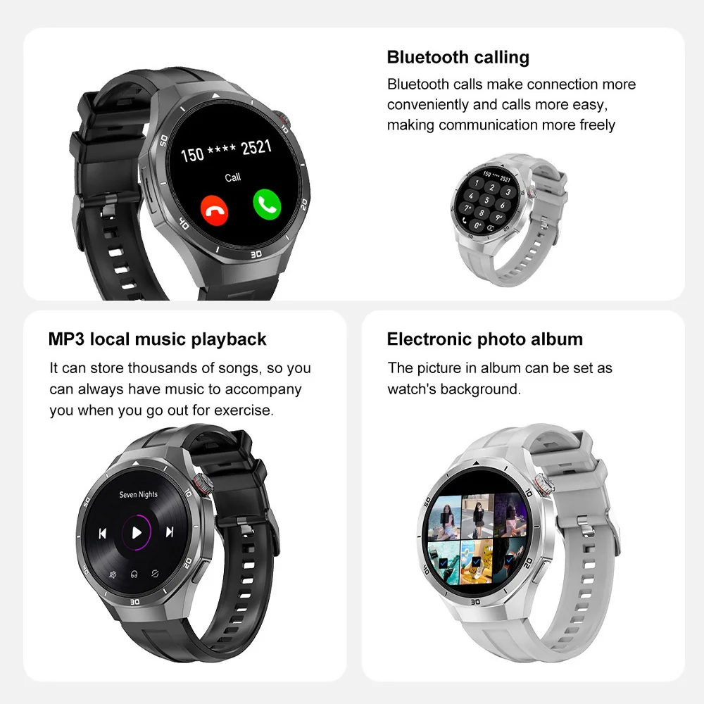 DT5 Pro ساعة ذكية للرجال والنساء ساعات المعصم الرقمية MP3 MP4 الموسيقى Smartwatches سوار اللياقة البدنية ساعة اليد الإلكترونية على مدار الساعة