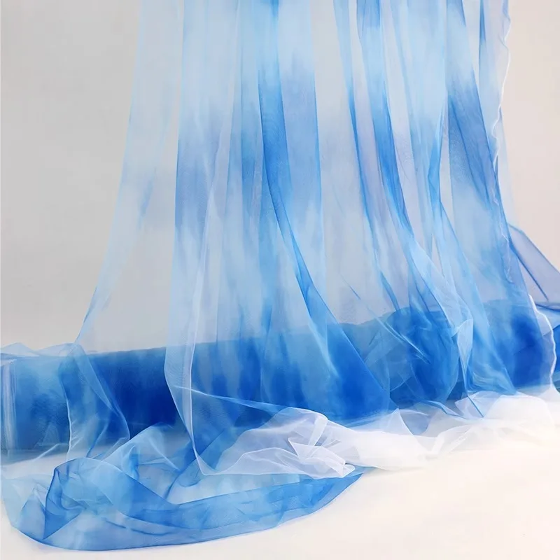 

5 Meters New Thirty Colors Optional Gauze Curtain Fabric Decoration Mesh Handmade DIY Wedding Background Decoration Accessories