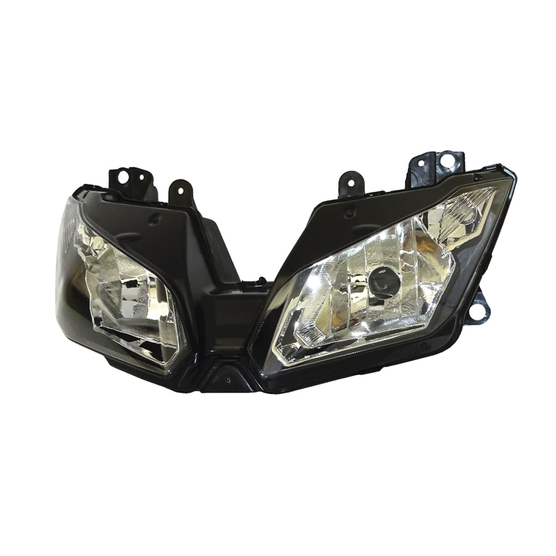 WAASE Front Headlight Headlamp Head Light Lamp Assembly Housing Case Kawasaki Ninja 300 Z300 EX300 For 2013 2014 2015 2016-2018