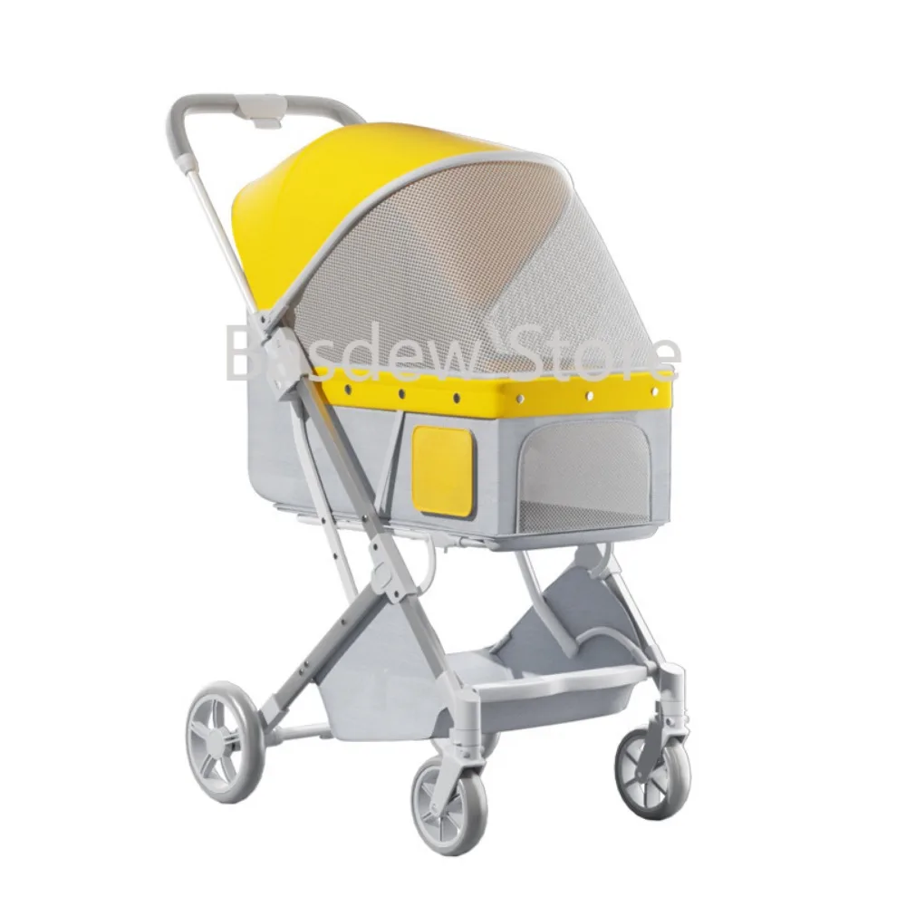 Pet Trolley Portable Foldable Puppy Car Only Walking Dog Baby Small Dogs Cat Outing Supplies