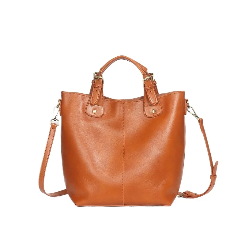 

Retro Women's Shoulder Bag Large Capacity Commuter Handbag Light Luxury Tote Purse Durable