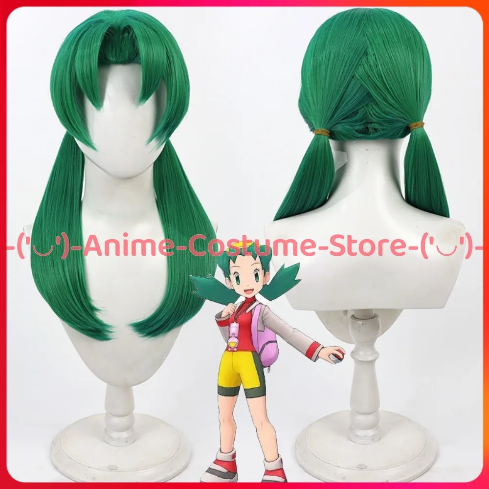 

Pokm Crystal Kris Cosplay Wig Anime Game Character Halloween Carnival Party Costume Wigs Heat Resistant Synthetic Hair